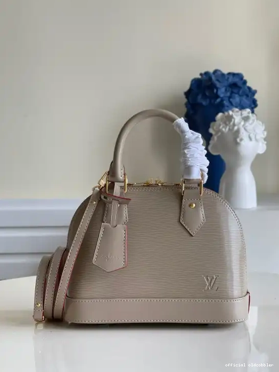 Official oldcobbler VUITTON BB ALMA LOUIS 0518
